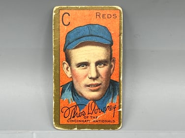 1911 T205 Gold Border Thomas Downey Piedmont Back