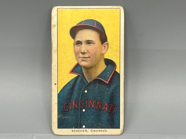 1909-11 T206 Bob Bescher Piedmont Back