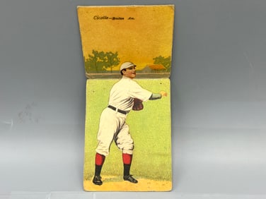 1911 T201 Mecca Double Folder John Thoney & Ed Cicotte