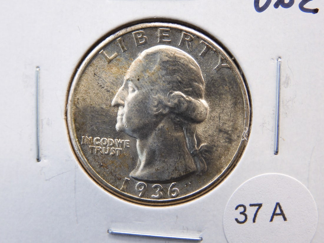 1936 Washington Quarter. UNC. (1 of 3)