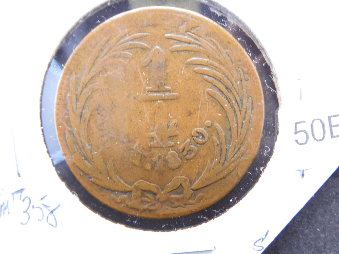 1830 Mexico 1/4 Real.: 1830 Mexico 1/4 Real.