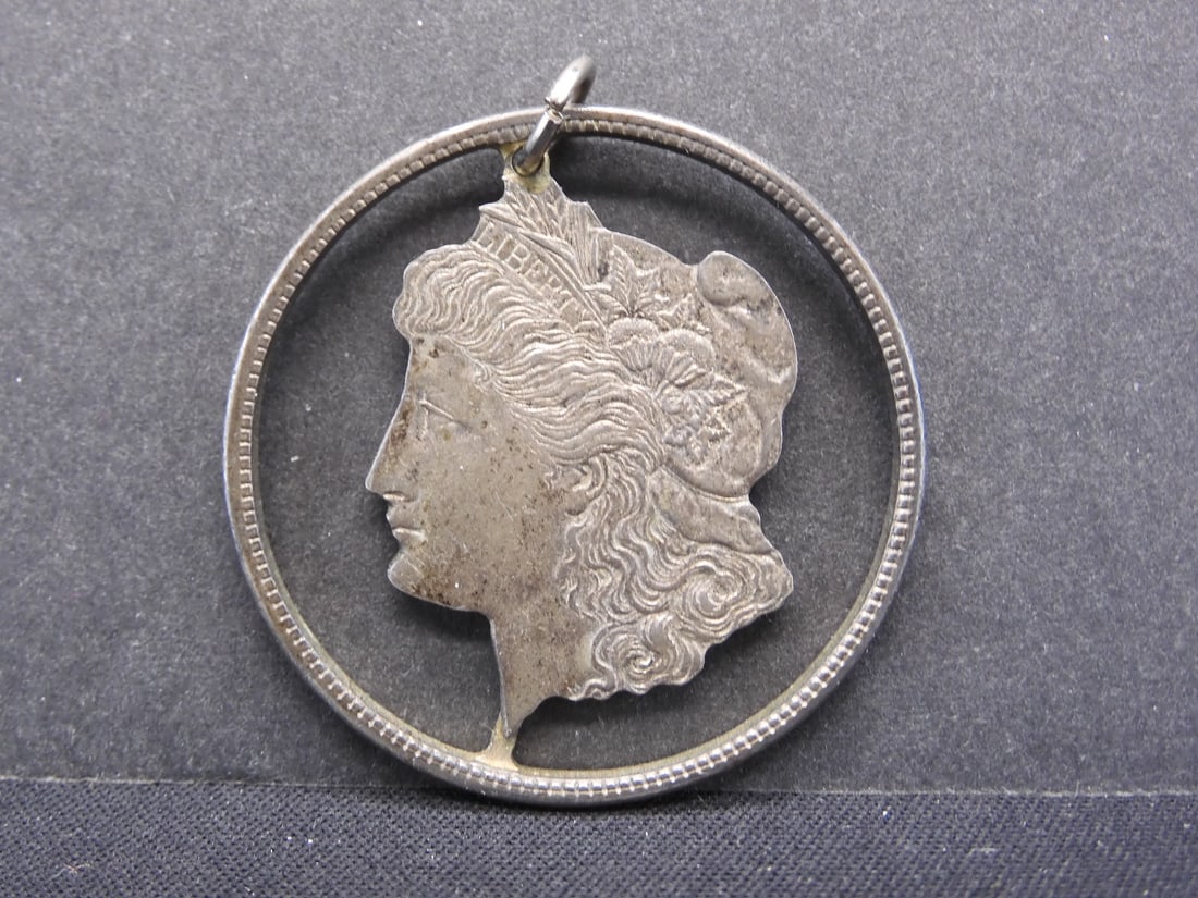 Super Cut Out Morgan Dollar. Ideal for a chain or as a collectible. Seldom Seen!?: Super Cut Out Morgan Dollar. Ideal for a chain or as a collectible. Seldom Seen!?