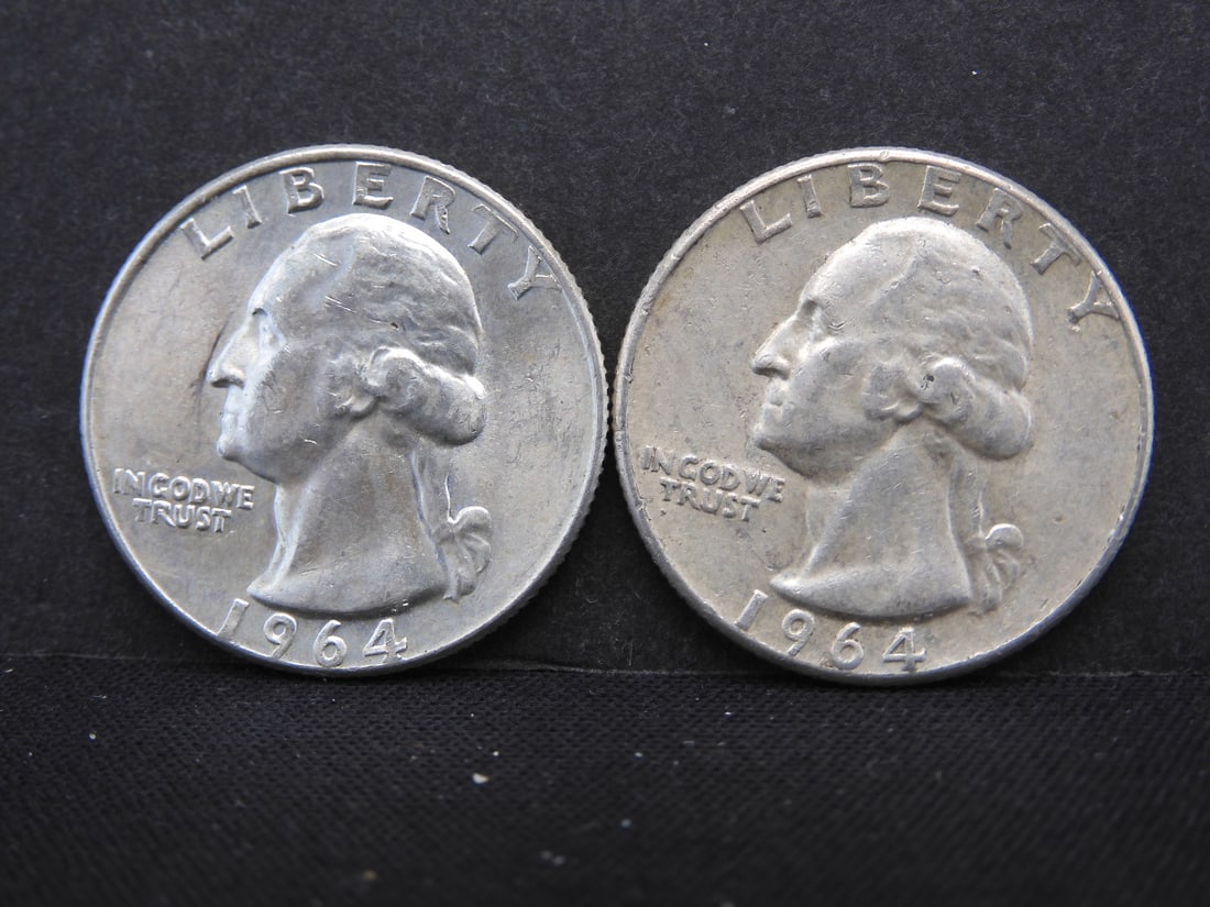 1964 P & D Washington Quarter (1 of 2)