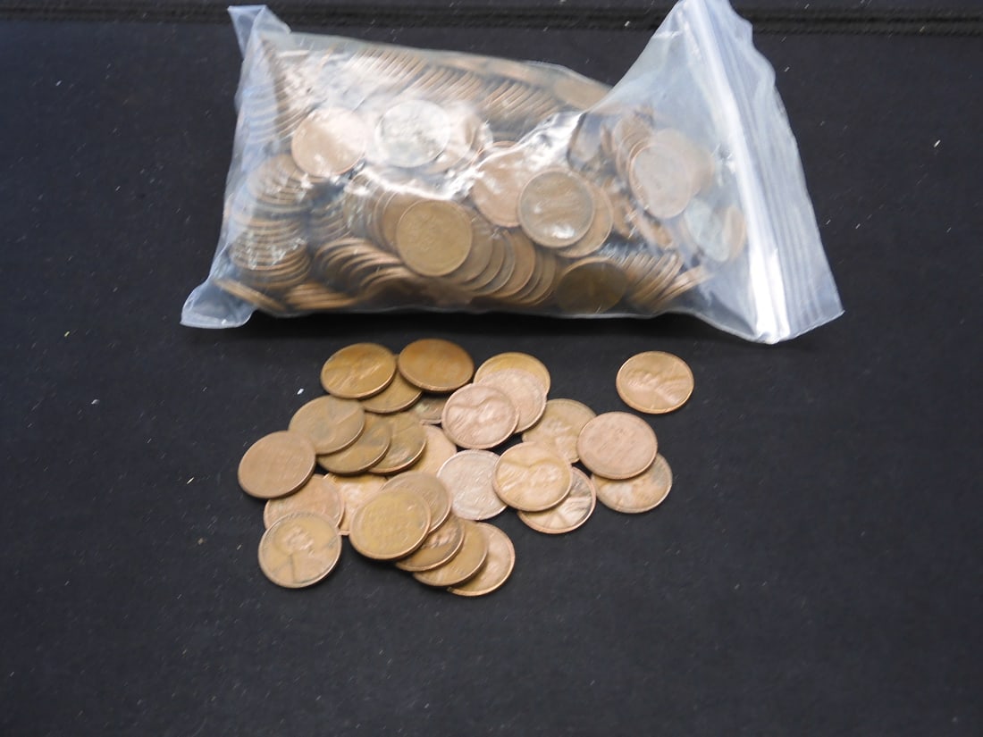 500 Wheat Pennies (1 of 3)