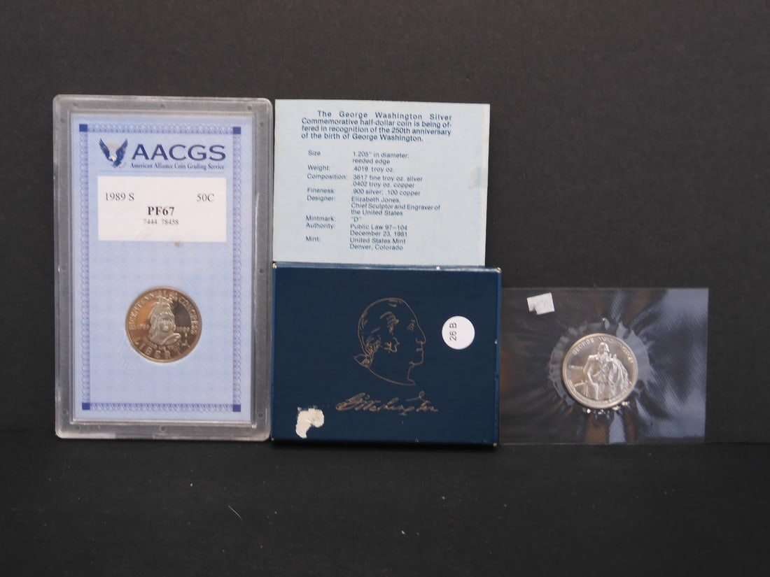 Bicentennial of Congress Silver Proof Half, George Washington 250th anniversary quarter 40% silver: Bicentennial of Congress Silver Proof Half, George Washington 250th anniversary quarter 40% silver