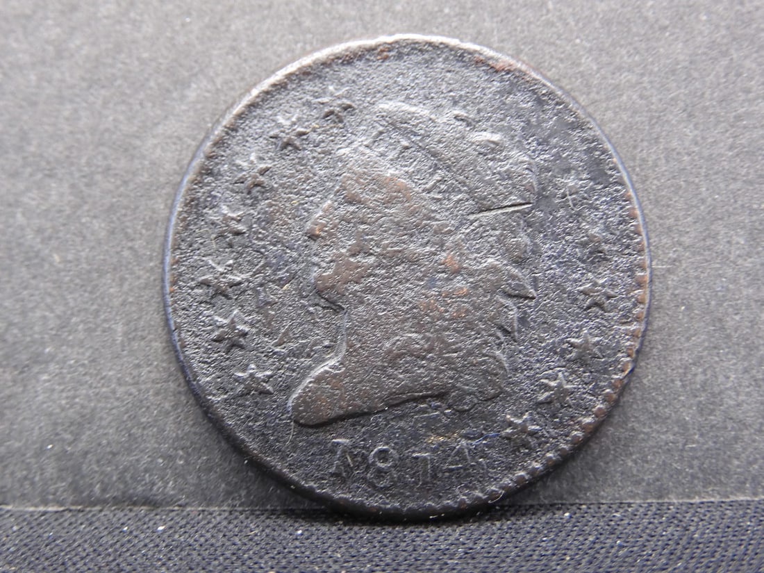 1814 Classic Head US Large Cent: VG detail. (1 of 3)