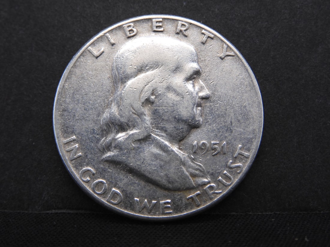 1951 Franklin Half Dollar: 1951 Franklin Half Dollar