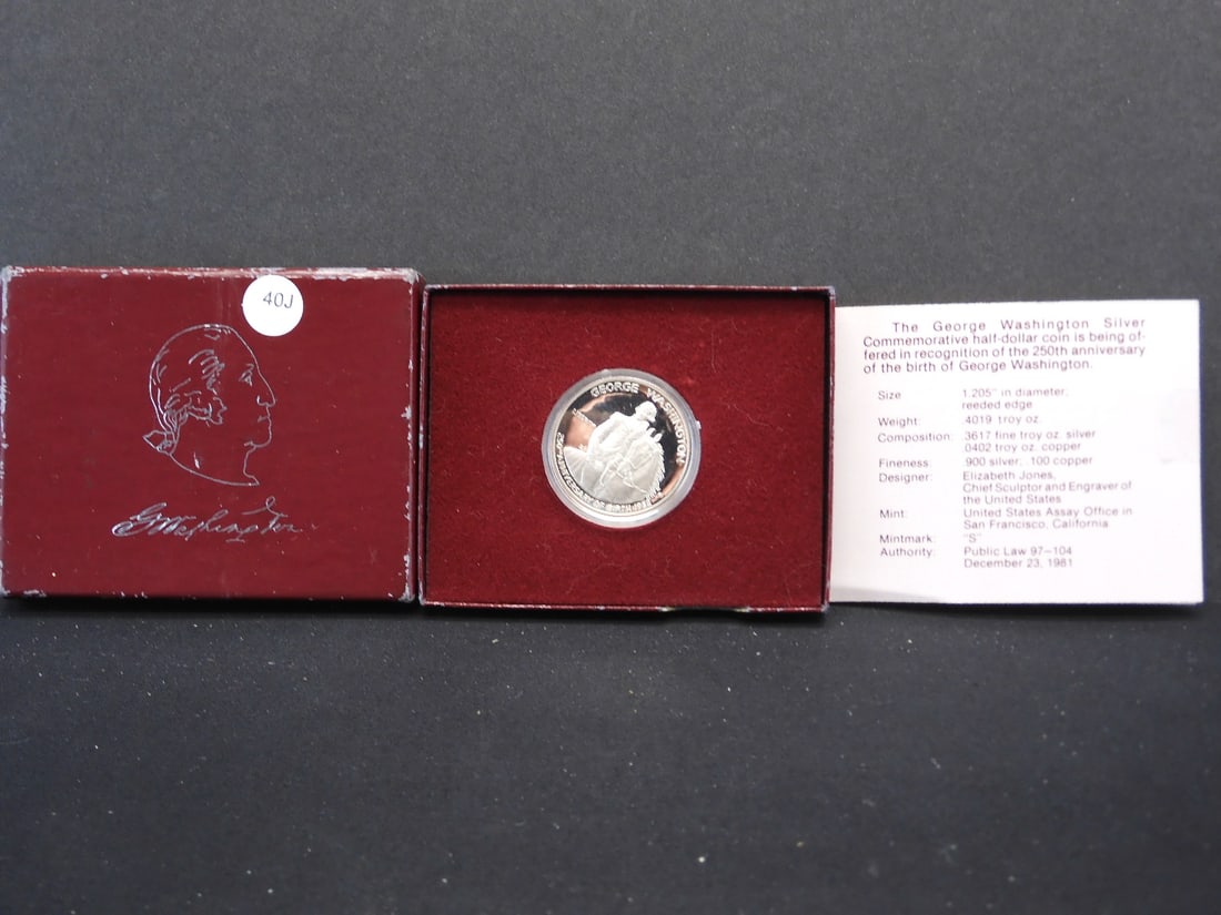 1982-S Proof George Washington Silver Half Dollar (1 of 4)