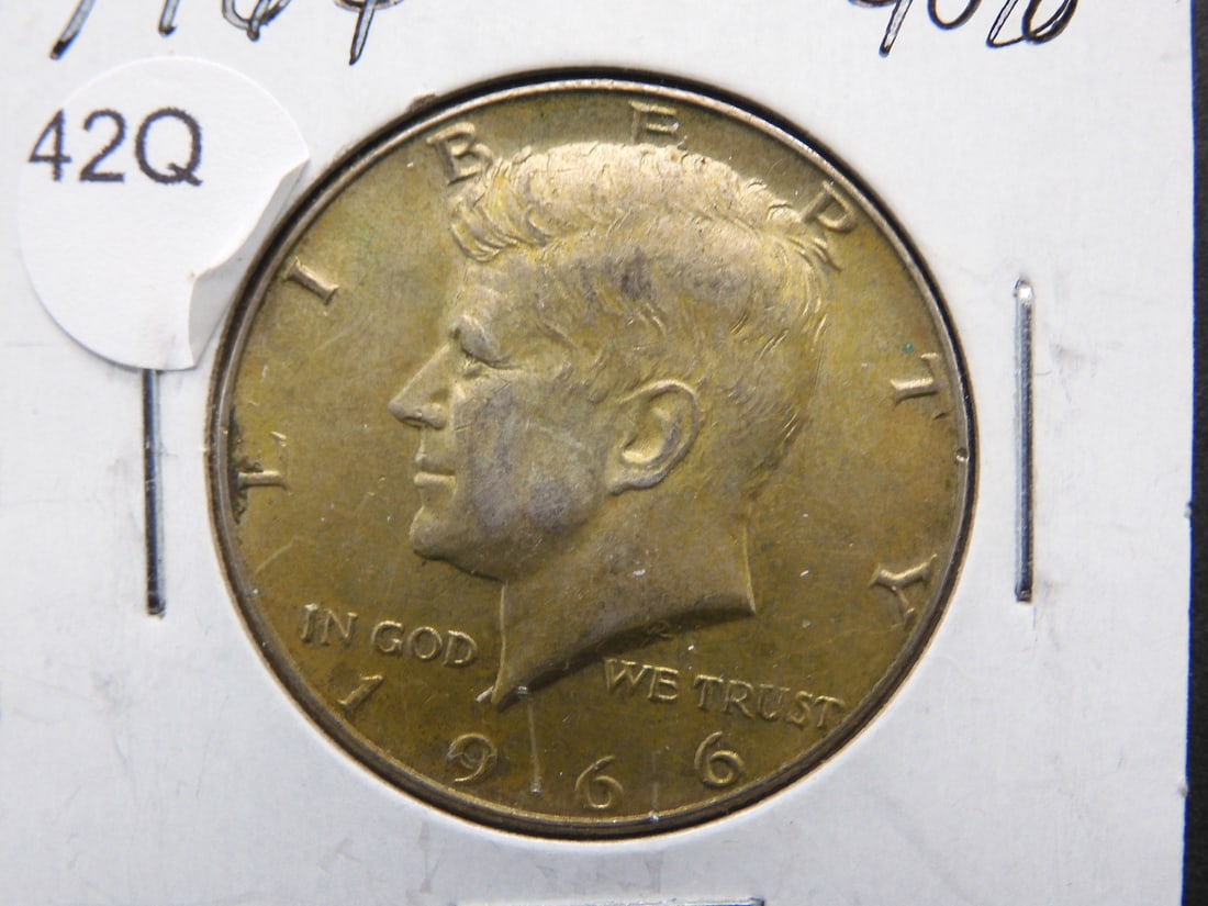 1966 40% Silver Kennedy Half Dollar (1 of 2)