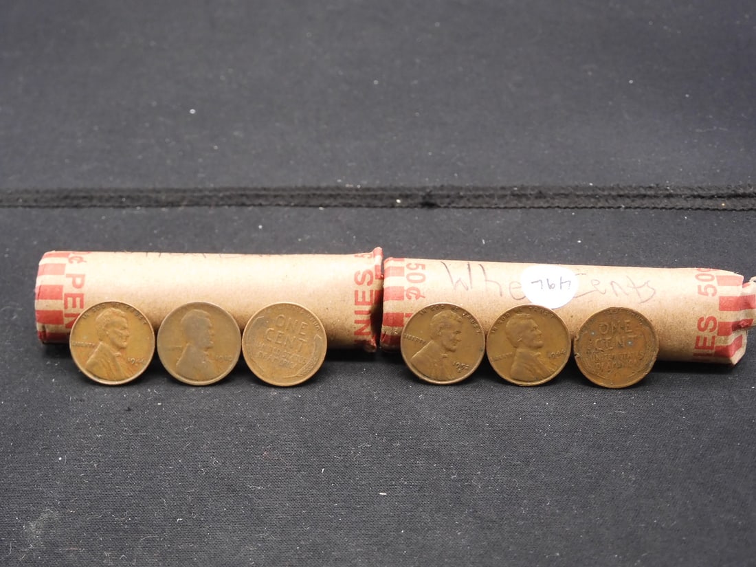 2 Rolls Wheat Pennies (1 of 3)