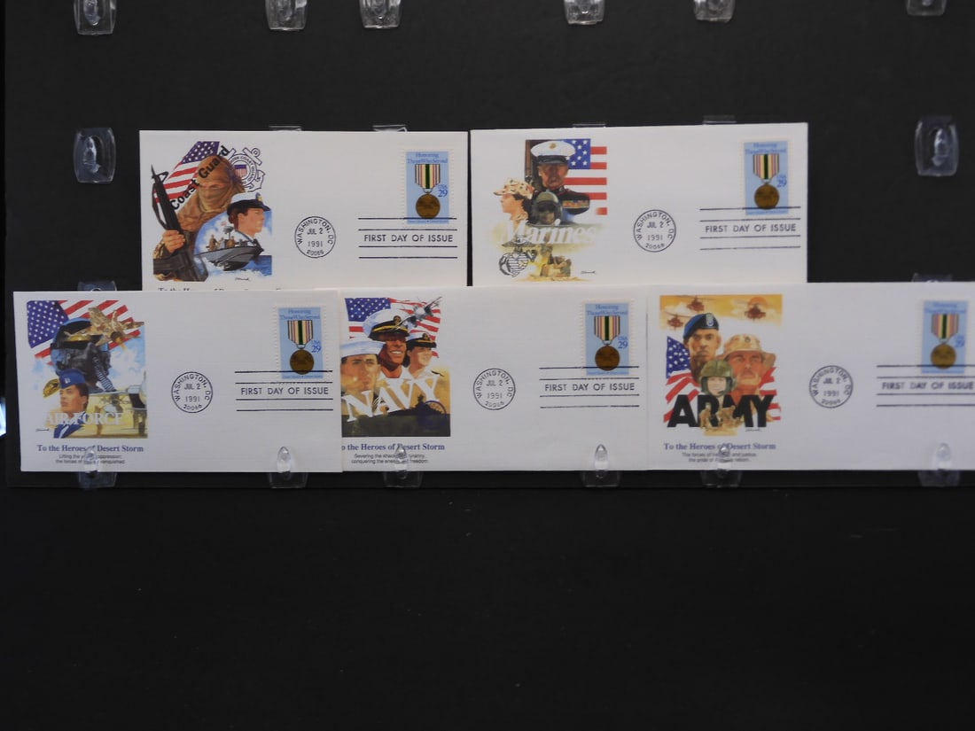 Complete Set of Heroes of Desert Storm First Day Covers (1 of 3)