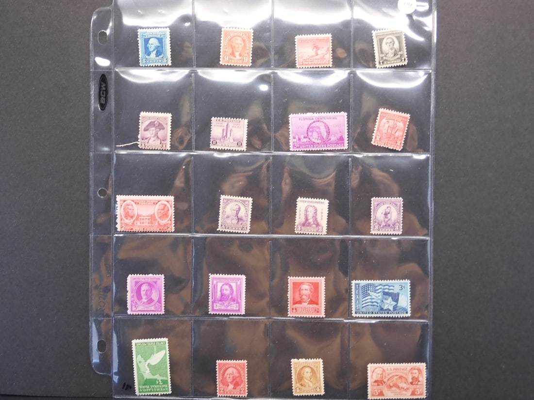 Sheet of Rare Mint Never Hinged U.S. Stamps (1 of 3)