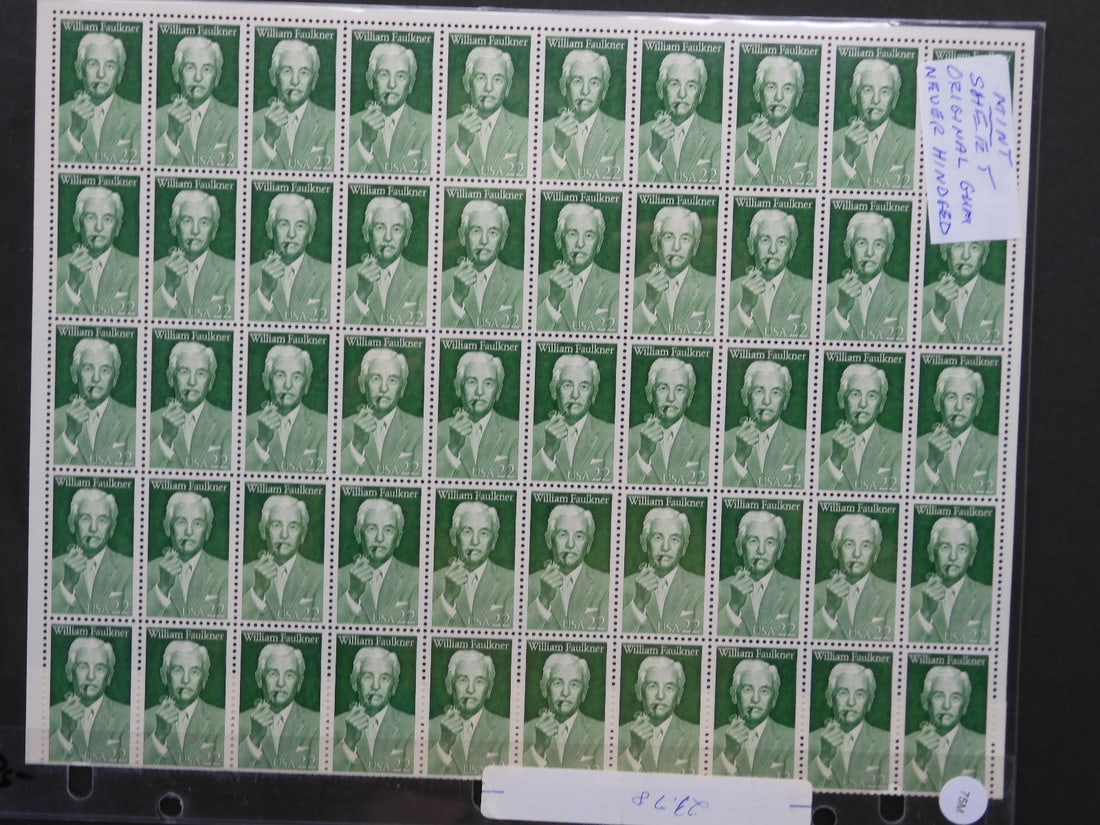 Full Sheet of Mint Never Hinged U.S. Stamps (1 of 2)