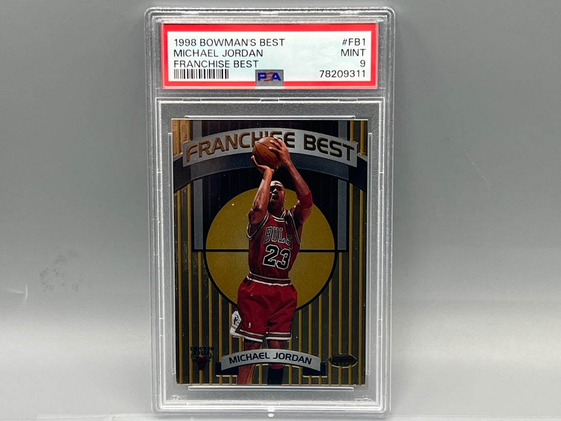 1998 Bowman's Best Michael Jordan Franchise Best #FB1 PSA Mint 9 (1 of 2)
