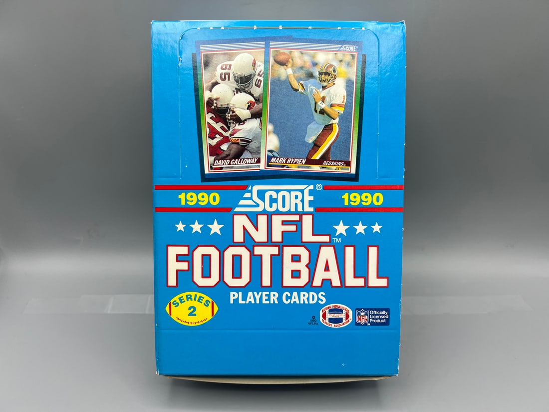 1990 Score Football Series 2 Complete Wax Box (1 of 2)