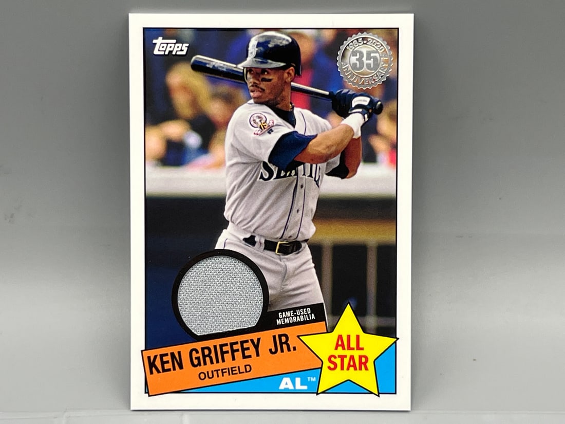 2020 Topps 35th Anniversary Ken Griffey Jr. Game Used Jersey Card (1 of 2)