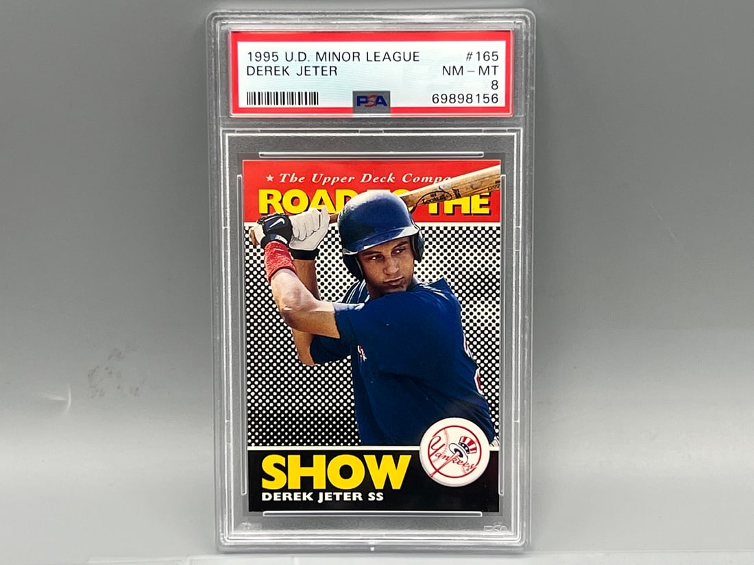 1995 Upper Deck Minor League Derek Jeter #165 PSA NM-MT 8 (1 of 2)