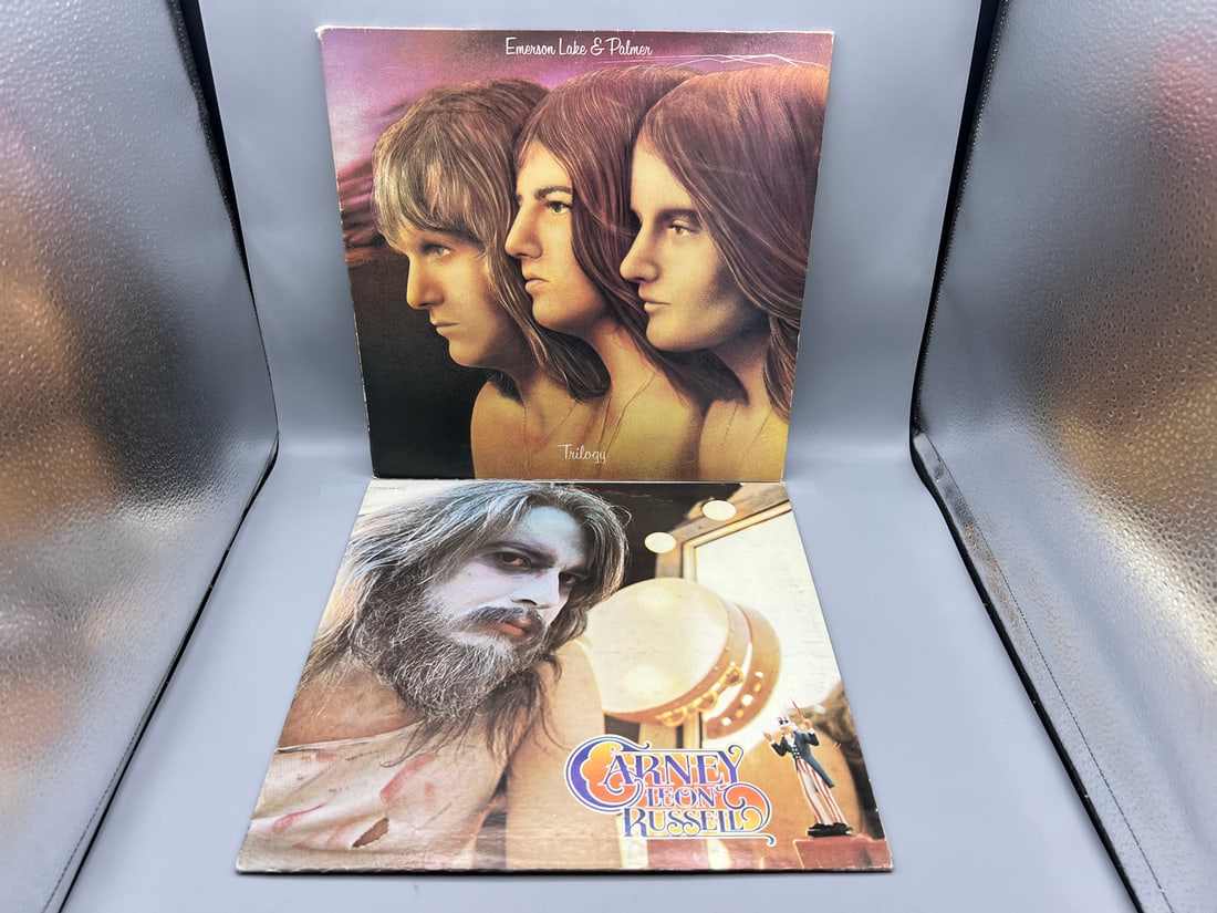 1972 Emerson, Lake & Palmer Trilogy & 1972 Leon Russell Carney Vinyl Albums: 1972 Emerson, Lake & Palmer Trilogy & 1972 Leon Russell Carney Vinyl Albums