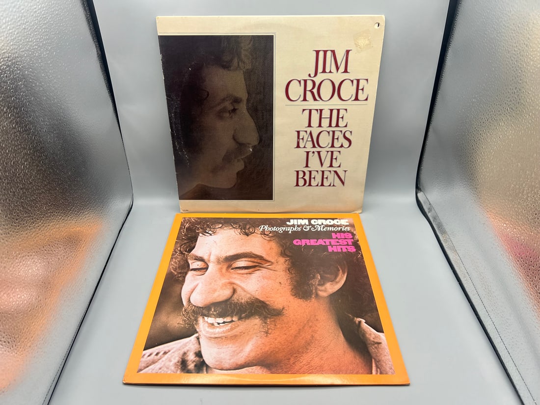 1975 Jim Croce The Faces I've Been & 1974 Jim Croce Photographs & Memories His Greatest Hits Vinyl (1 of 6)