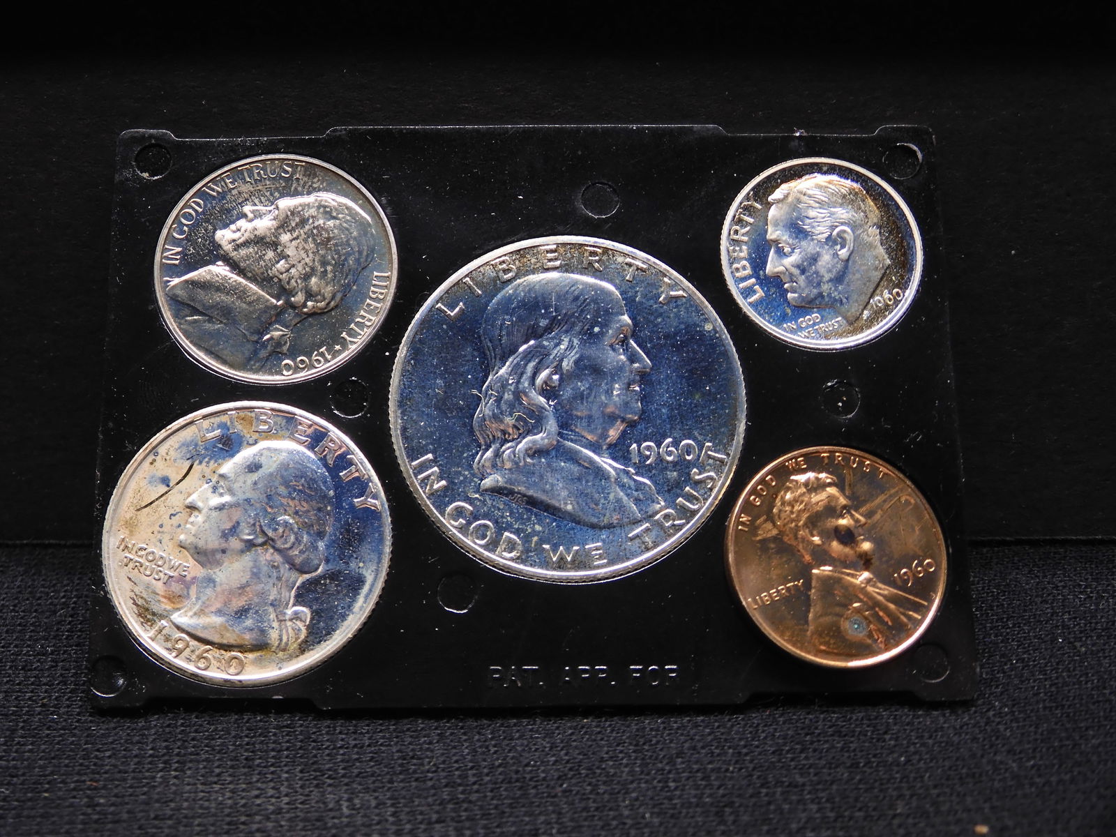 1960 90% Silver Proof Set in Holder (1 of 2)