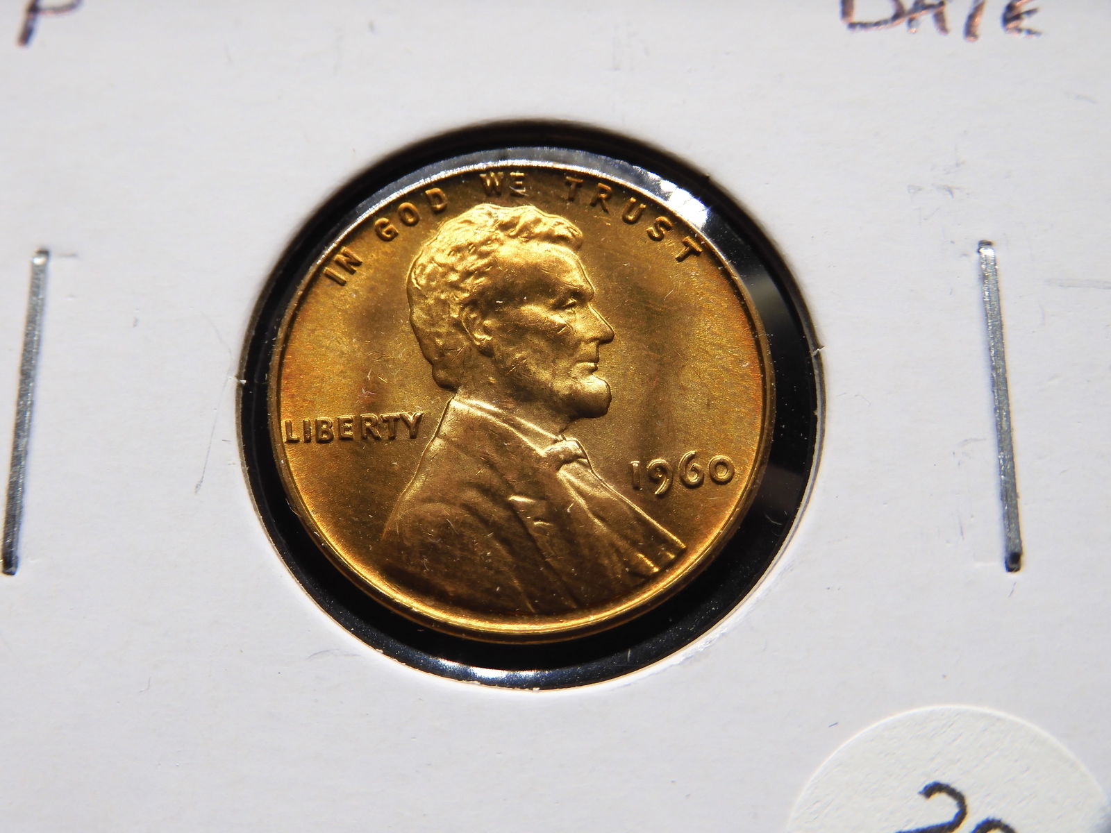 1960 Small Date Lincoln Memorial Cent, CH BU RED (1 of 3)
