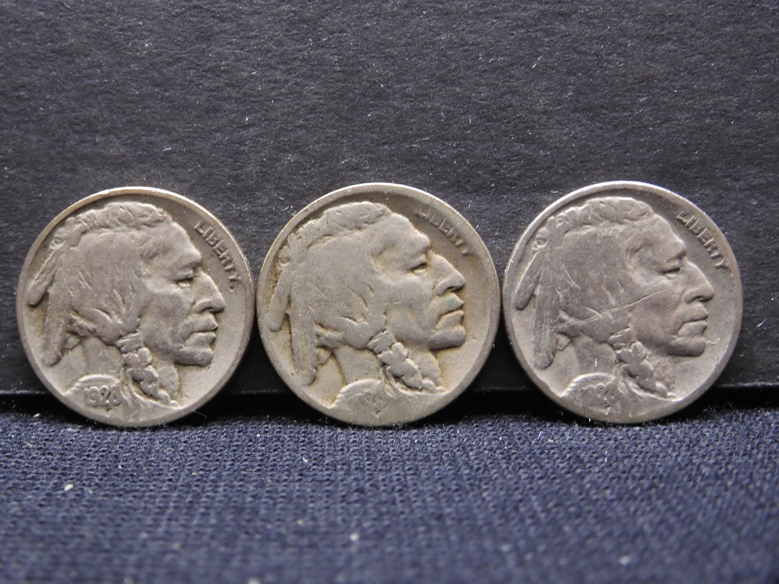 1928 P,D,S Buffalo Nickels - Complete Year Set! (1 of 2)