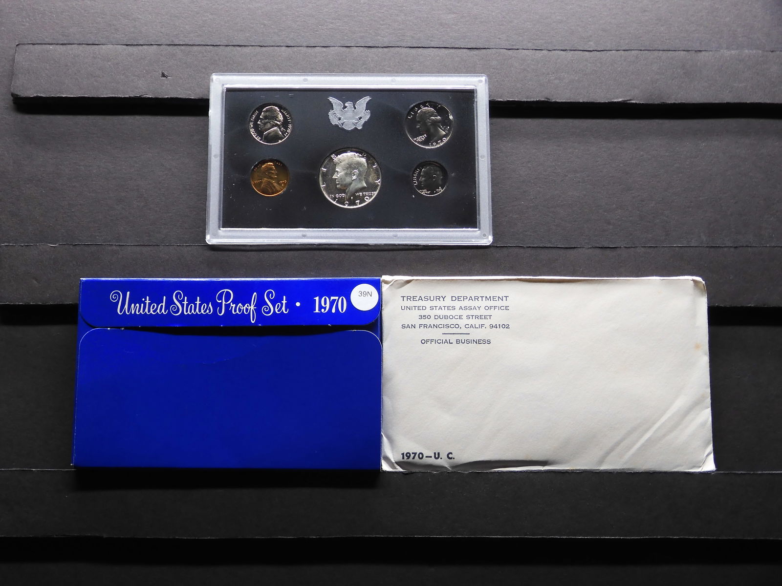 1970-S United States Proof & 1970 P&D Mint Sets With Original Gov't Packaging.  Includes The 1970 (1 of 6)