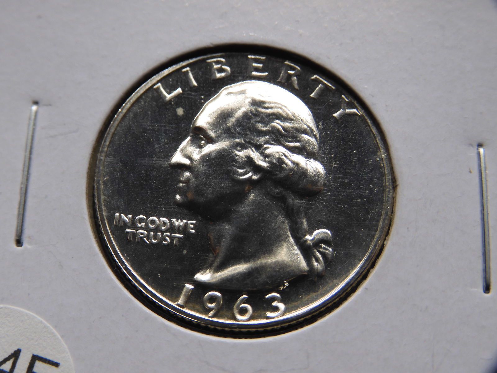 1963 PROOF Washington 25c. 90% Silver (1 of 2)