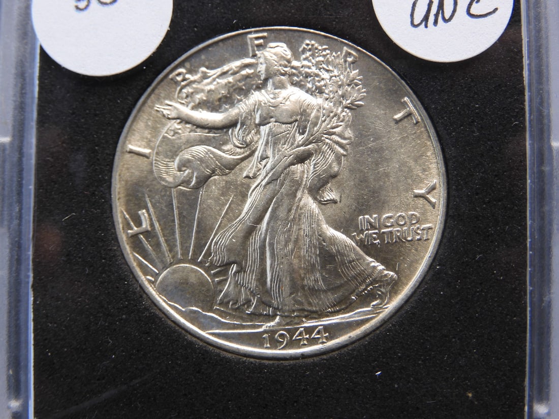 1944 Uncirculated Walking Liberty Half Dollar (1 of 3)