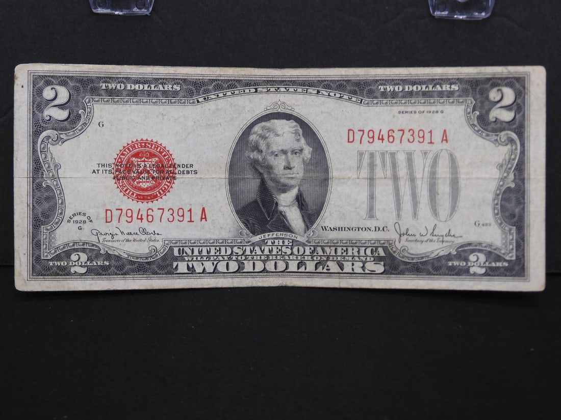1928-G $2 Red Seal U.S. Note (1 of 3)