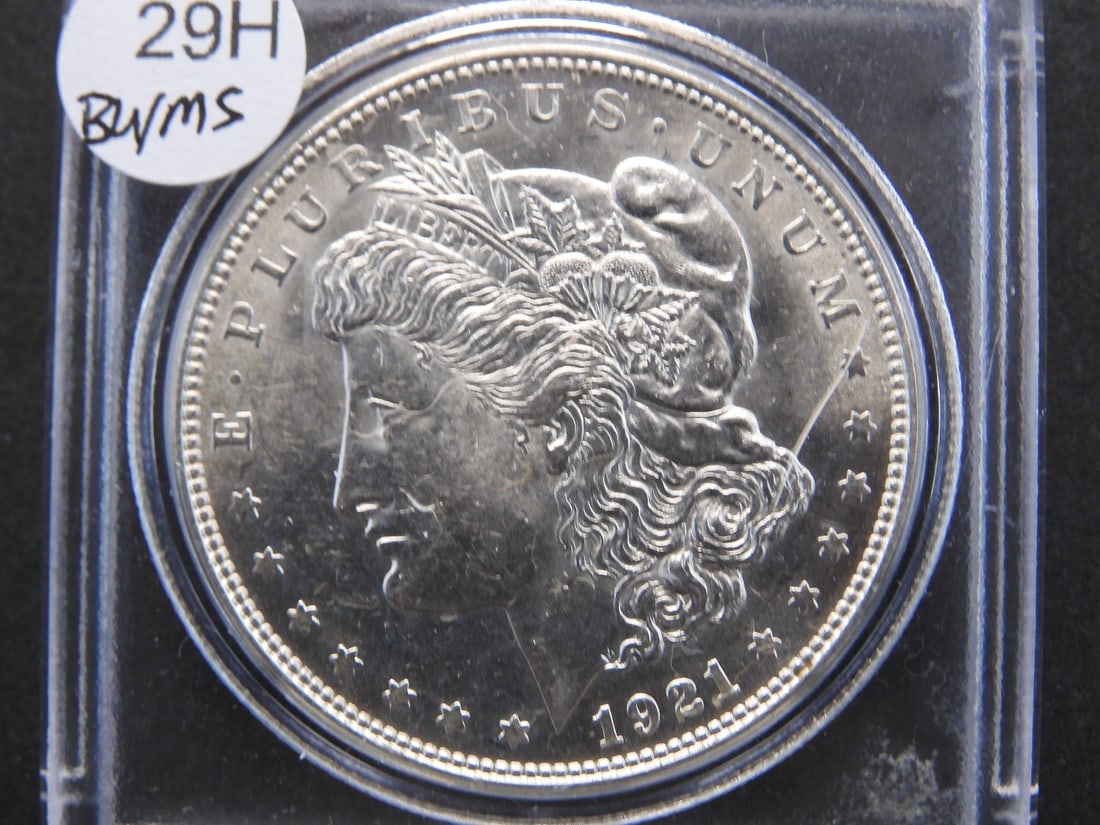 1921 Morgan Silver Dollar BU/MS (1 of 2)