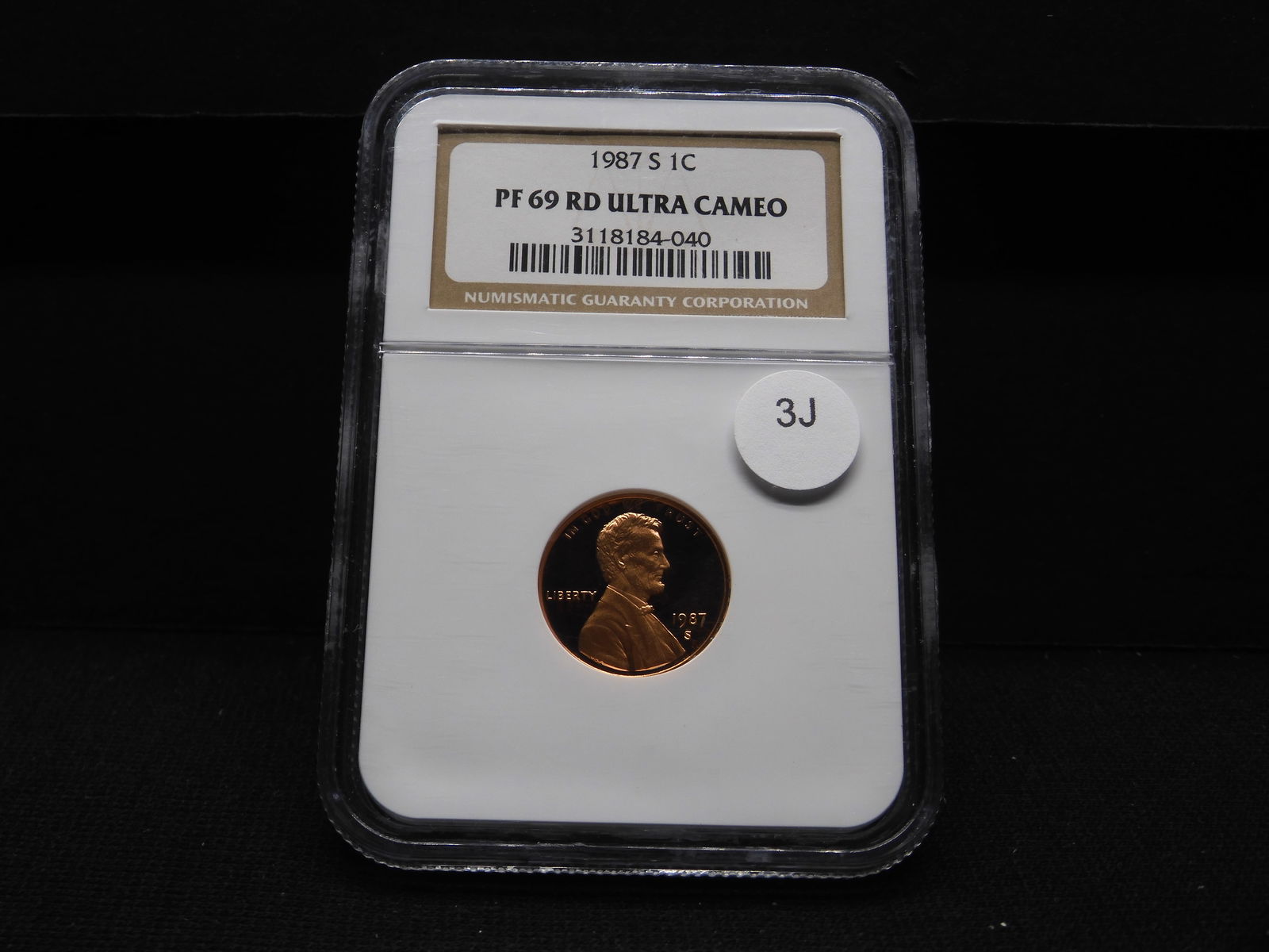 1987-S Lincoln Memorial Cent NGC Graded PF69 RD Ultra Cameo (1 of 4)