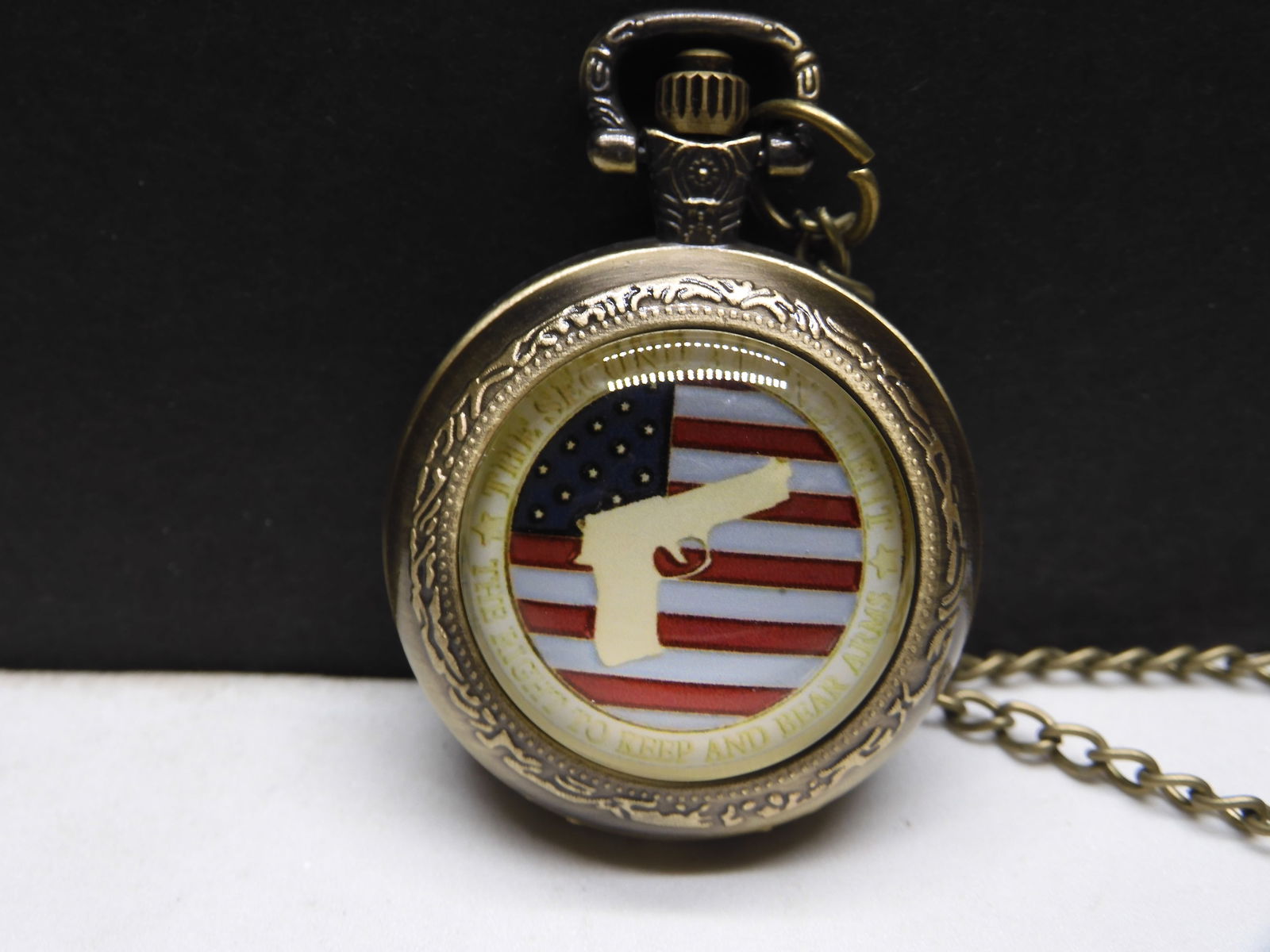 2nd Amendment Pocket Watch, Working: 2nd Amendment Pocket Watch, Working