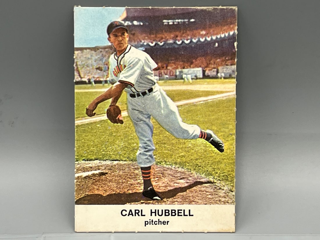 1961 Golden Press Set Break #6 Carl Hubbell: 1961 Golden Press Set Break #6 Carl Hubbell