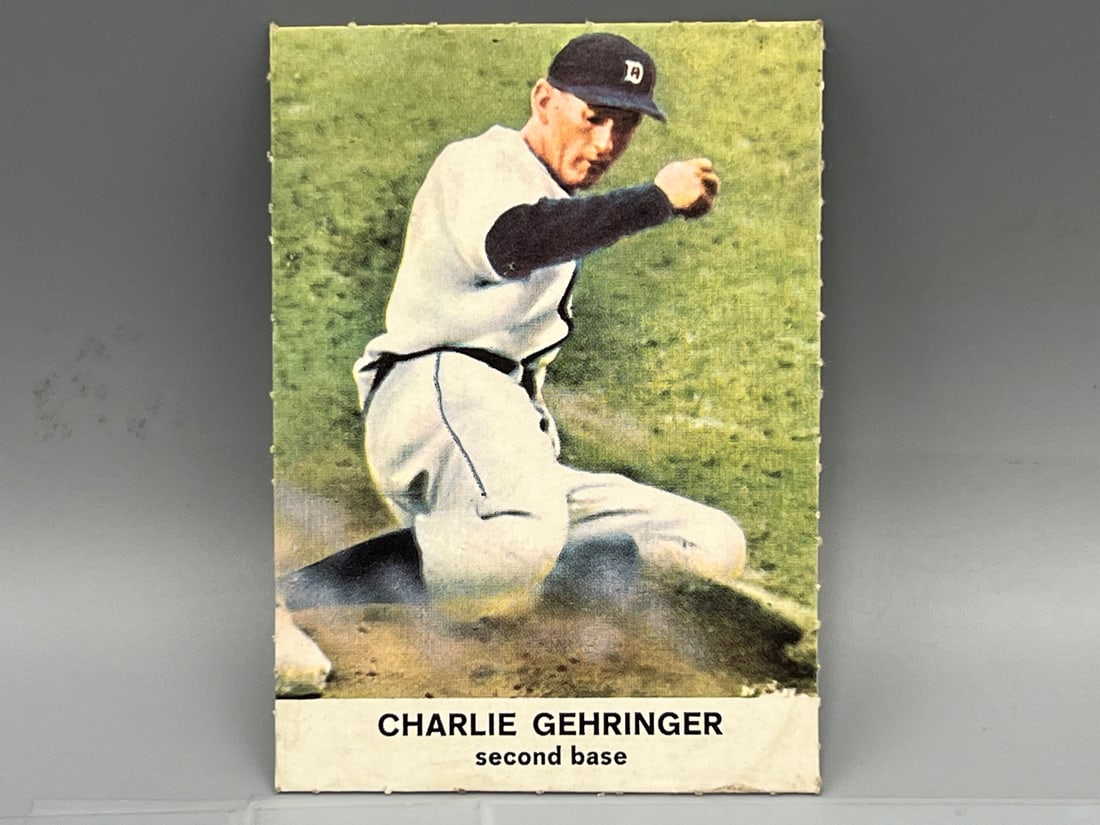 1961 Golden Press Set Break #10 Charlie Gehringer: 1961 Golden Press Set Break #10 Charlie Gehringer