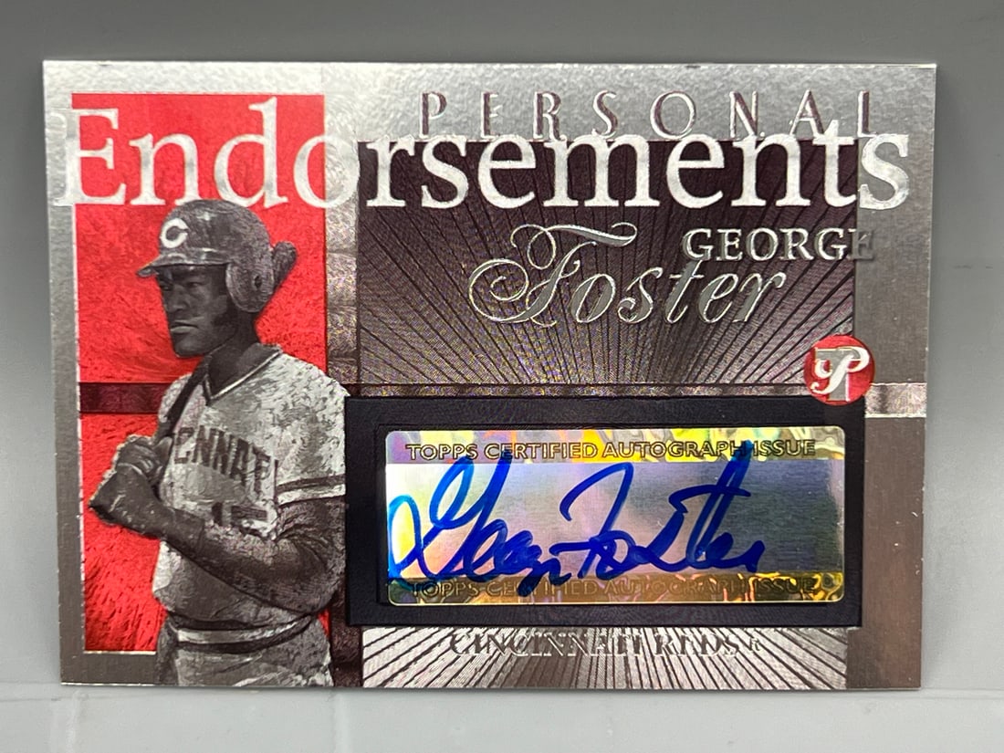 2005 Topps Pristine Legends Personal Endorsements George Foster Auto (1 of 2)