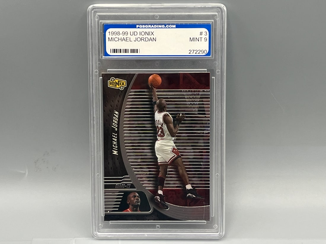 1998-99 UD Ionix #3 Michael Jordan - Slabbed and graded by ProGrading (1 of 2)