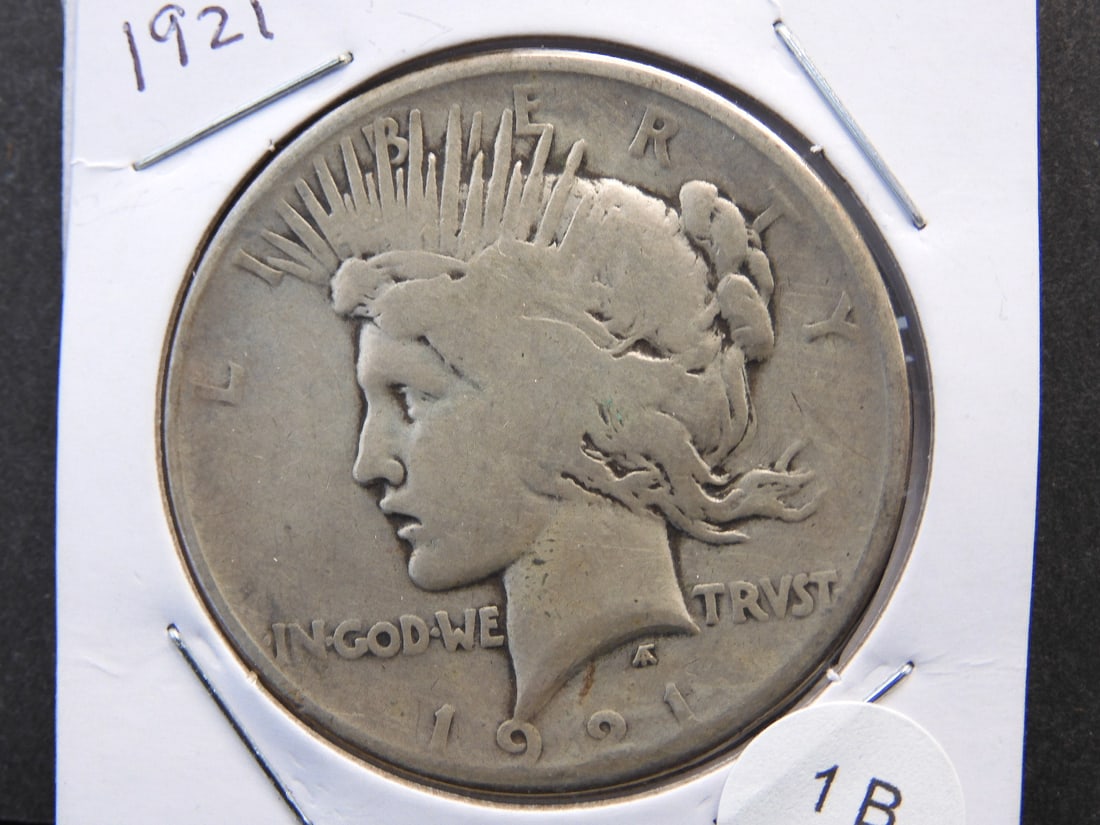 1921 Peace Dollar. BIG KEY DATE (1 of 2)