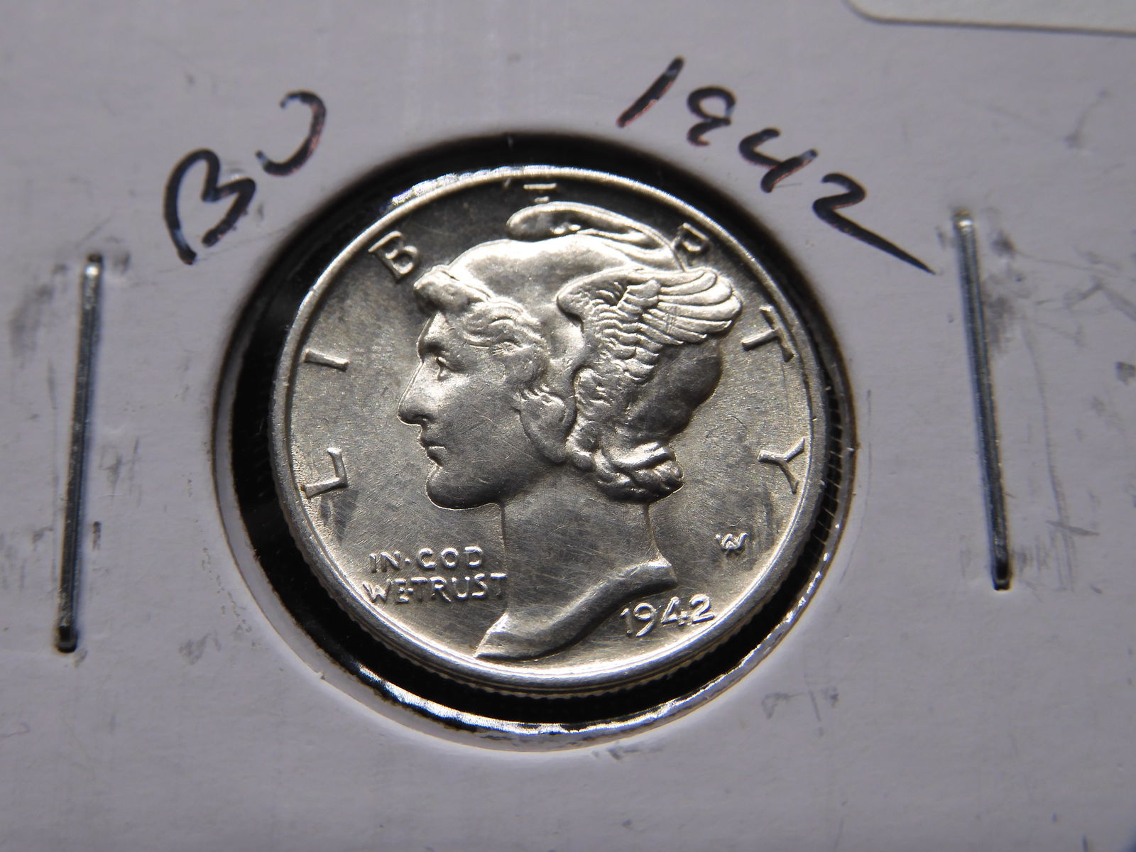 1942 Silver Mercury Dime (1 of 3)
