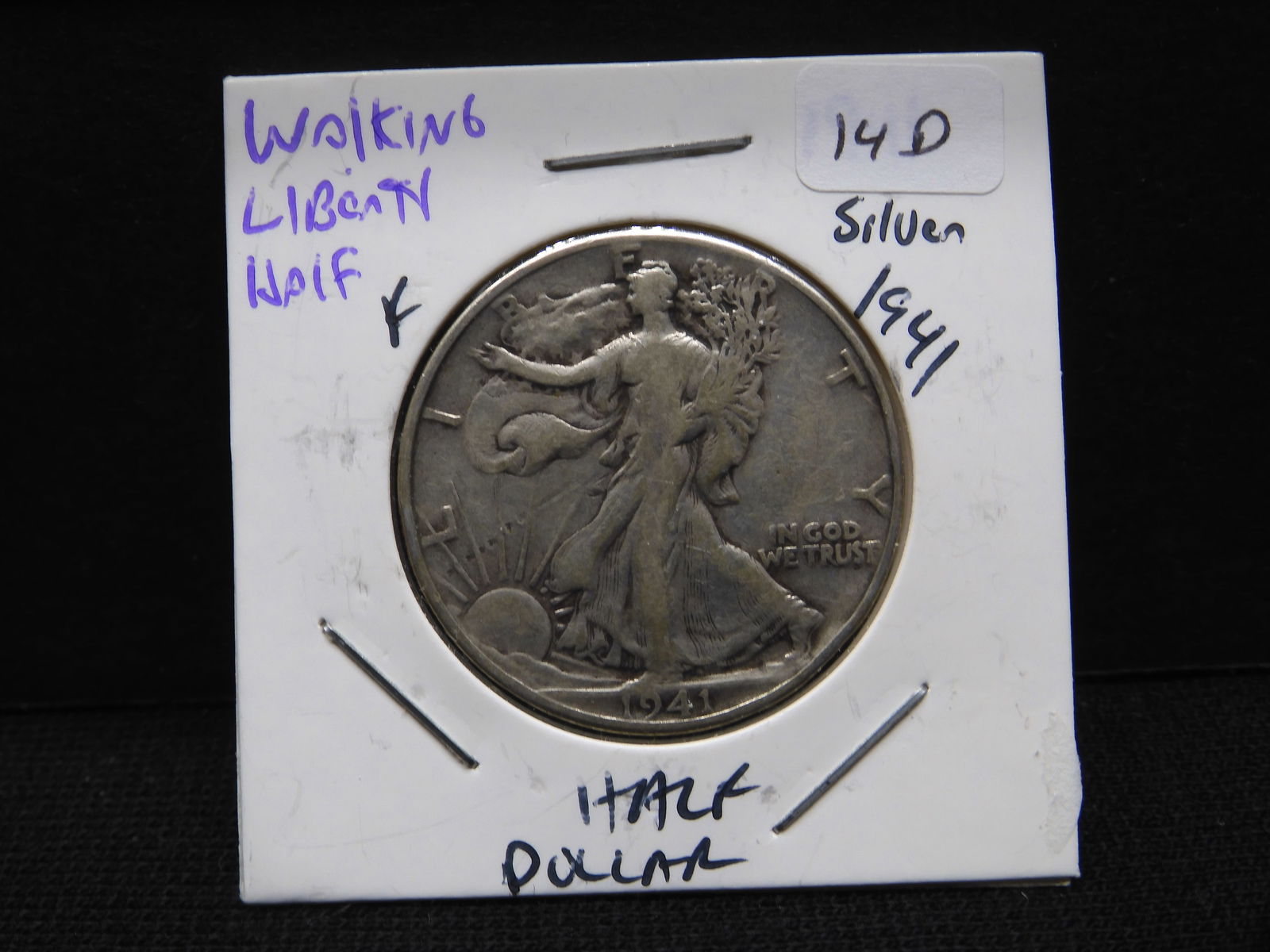 1941 Silver Walking Liberty Half Dollar - Nice Details (1 of 3)