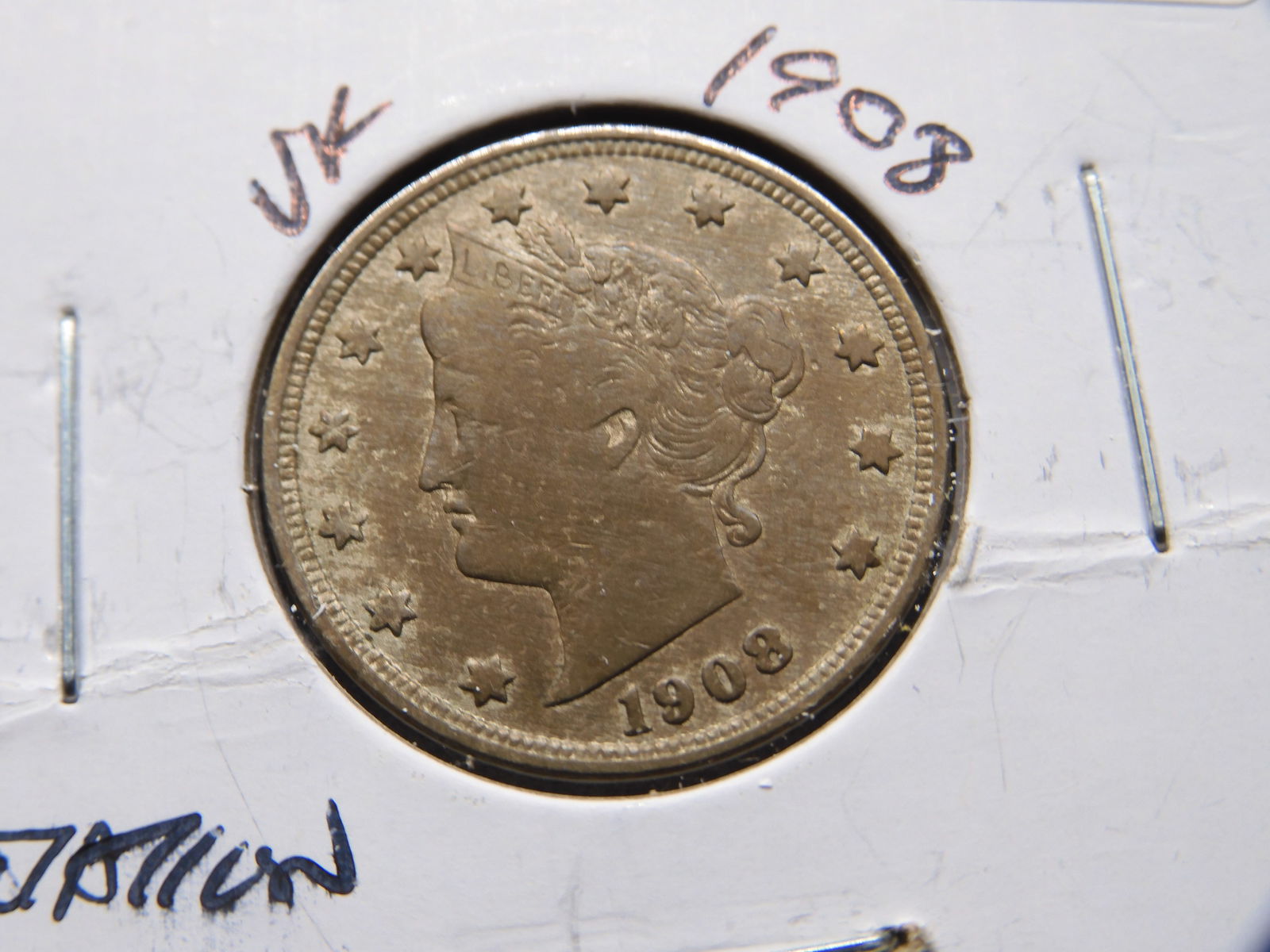 1908 Liberty Nickel - Full Liberty - Nice Details (1 of 3)