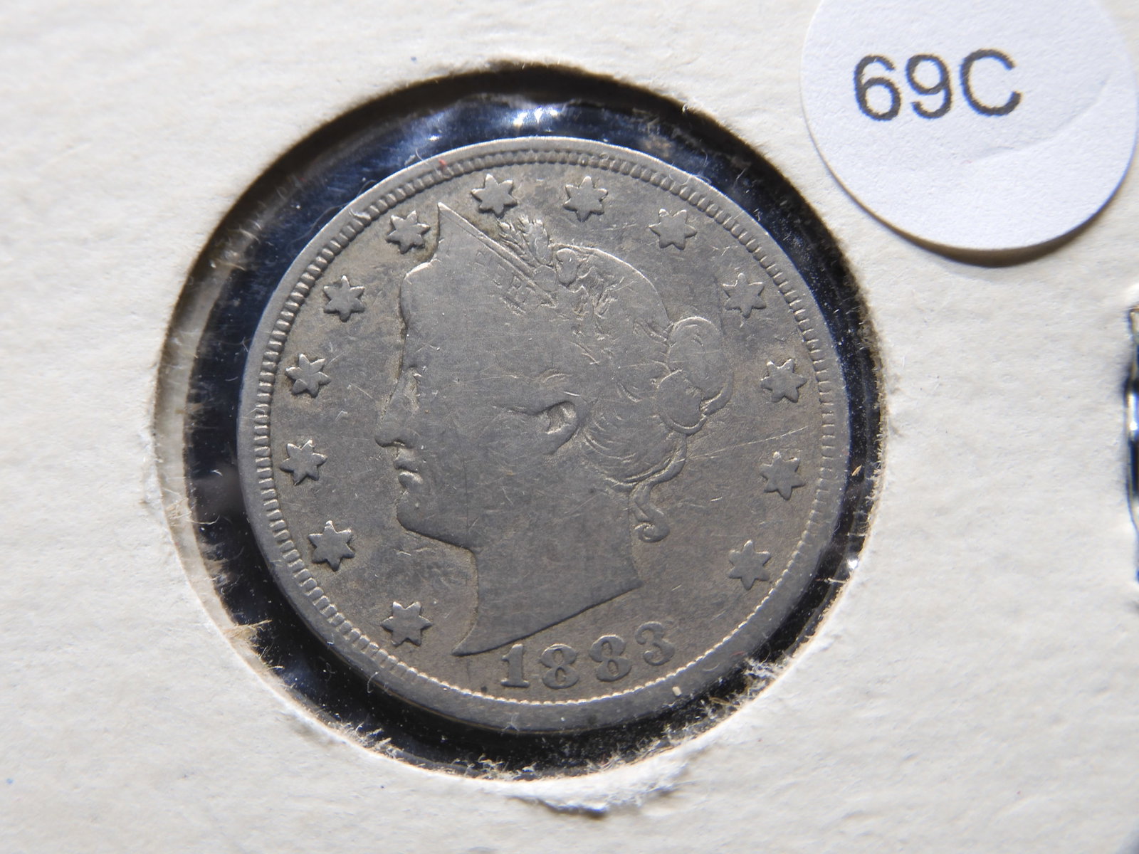 1883 w/o Cents Liberty V Nickel: 1883 w/o Cents Liberty V Nickel
