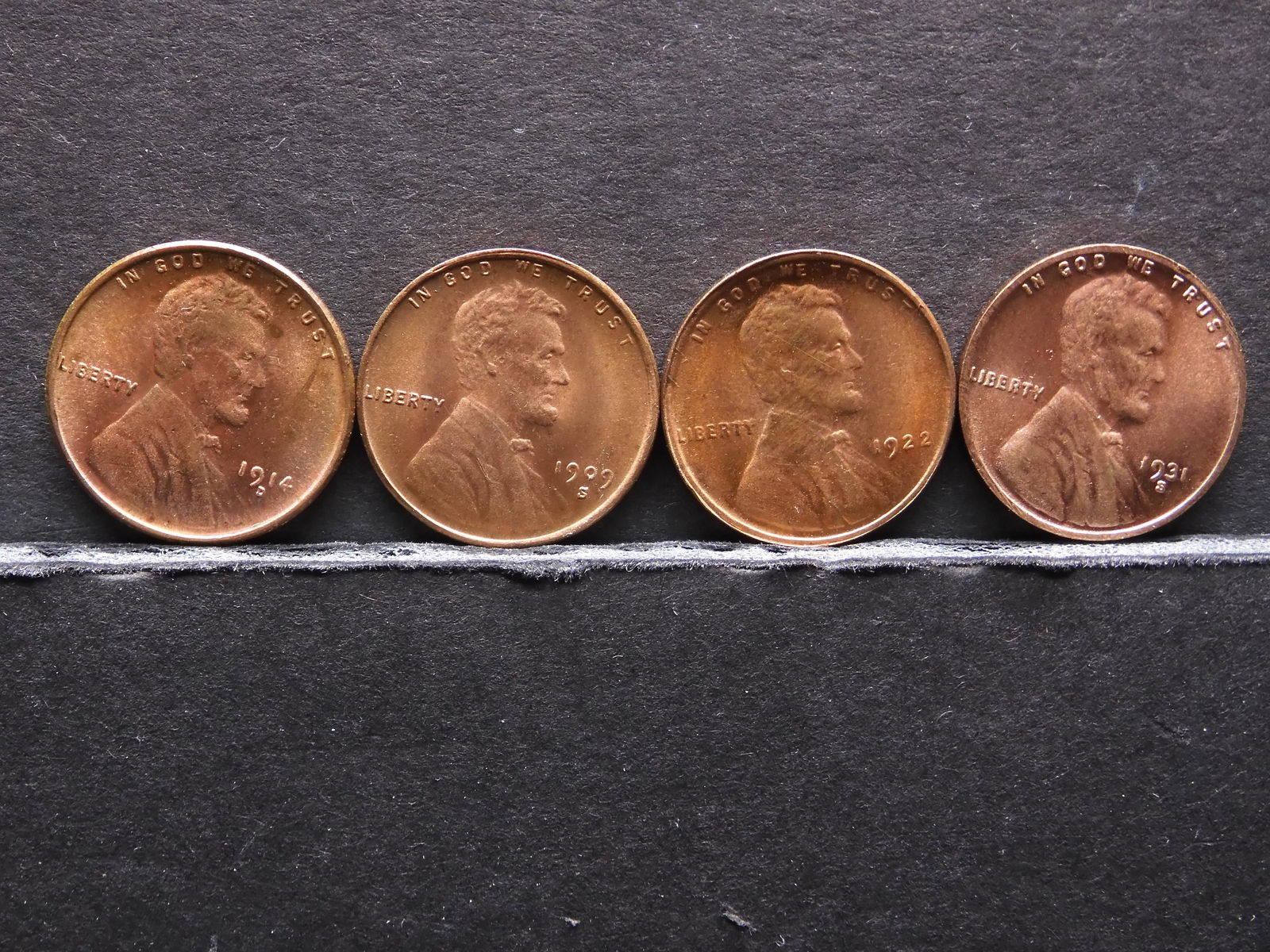 REPLICAS- 4 Key Date Lincoln Wheat Cent Replicas (1 of 4)