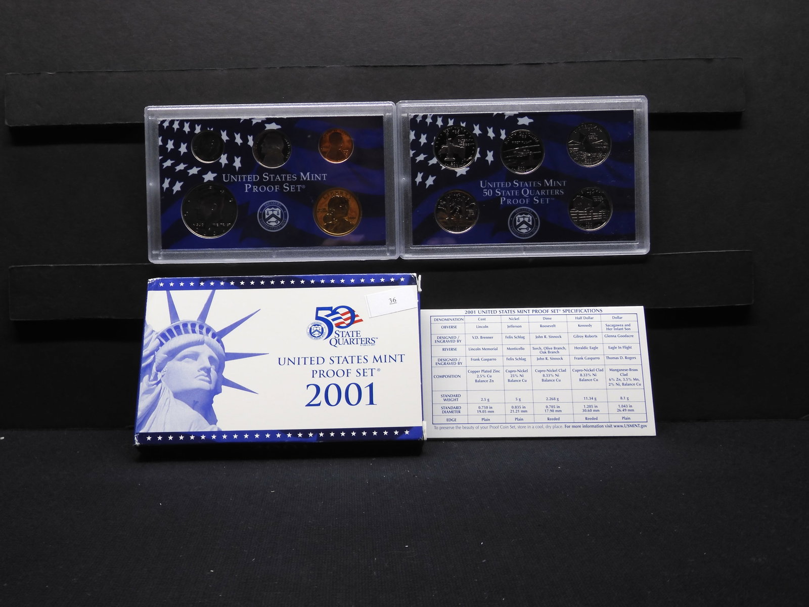2001-S Proof Set OGP: 2001-S Proof Set OGP