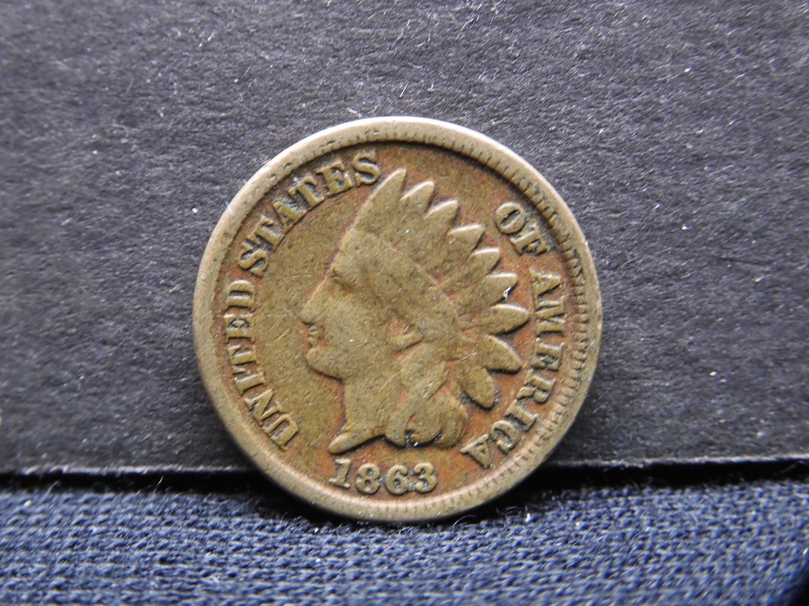1863-CN Semi-Key Date Indian Head Cent. Civil War (1 of 2)