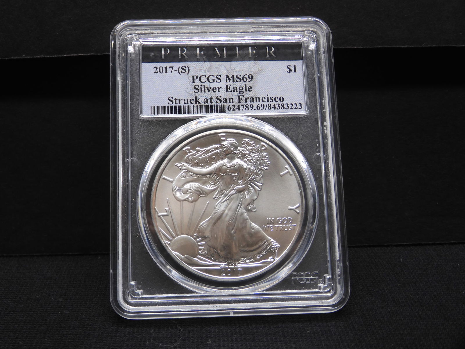 2017-(S) American Silver Eagle - PCGS MS69 Struck at San Francisco (1 of 4)