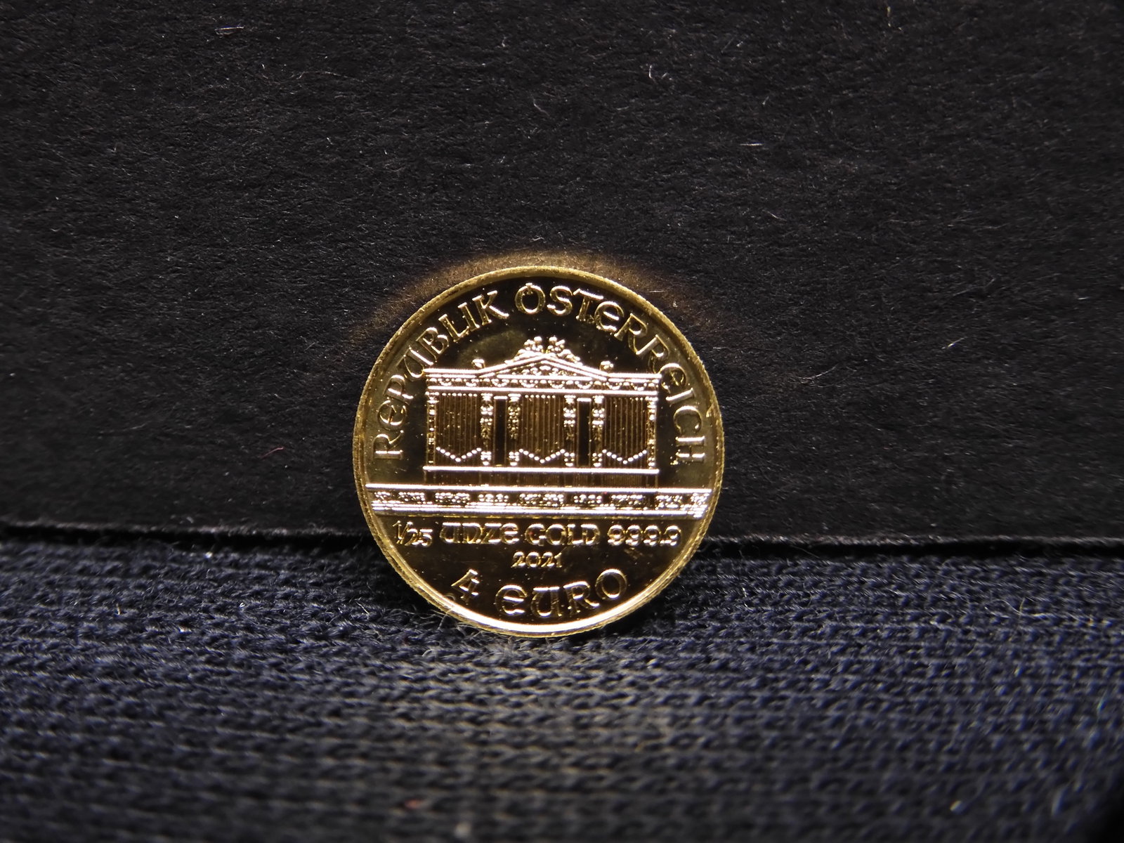GOLD - 1/25th Mini - 2021 .9999 Philharmoniker: GOLD - 1/25th Mini - 2021 .9999 Philharmoniker