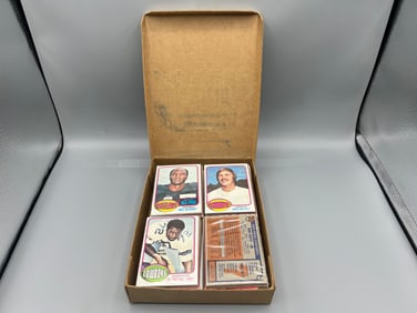 West Corp. Cello Fun Pack Repack Complete 1976 Topps Football 20 Pack Box W/ Many Stars - Ed Too