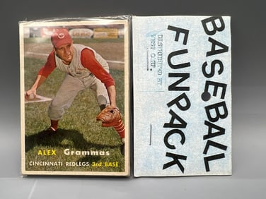 West Corp. Cello Fun Pack Repack 1957 Topps Baseball Unopened Pack