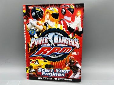 2009 Power Rangers RPM Volume 1 DVD